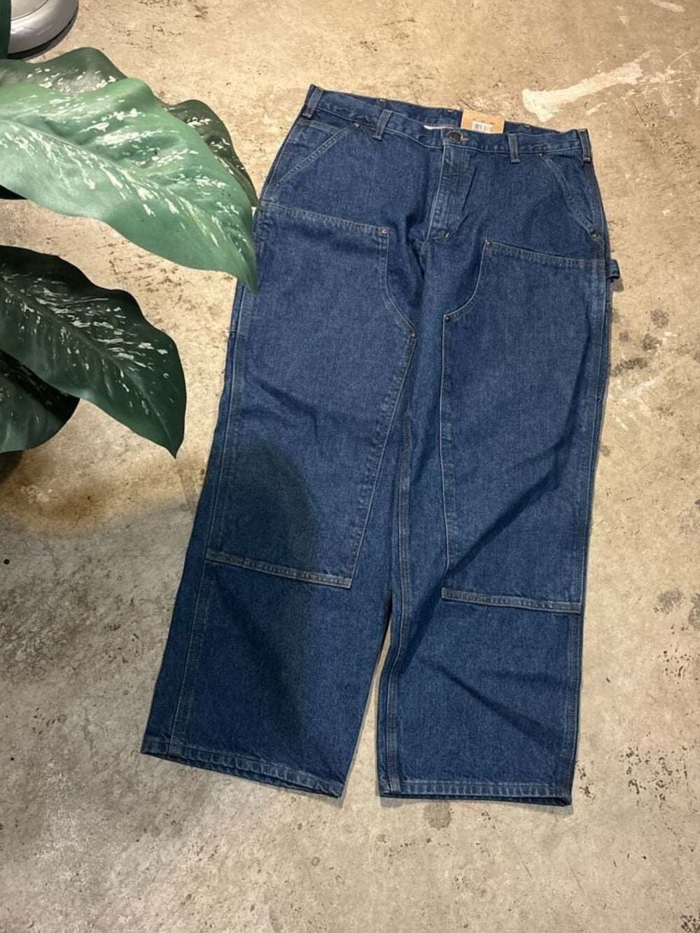 Carhartt B73 DST Loose Original Fit Double Knee Denim Work Pants
